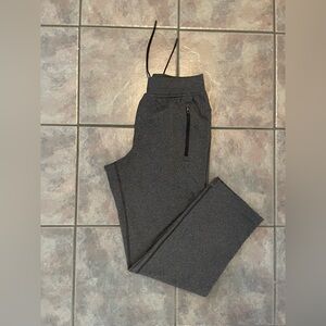 Lululemon Pants Mens Small GrayTrack Running Gym Yoga Zip Front Pockets